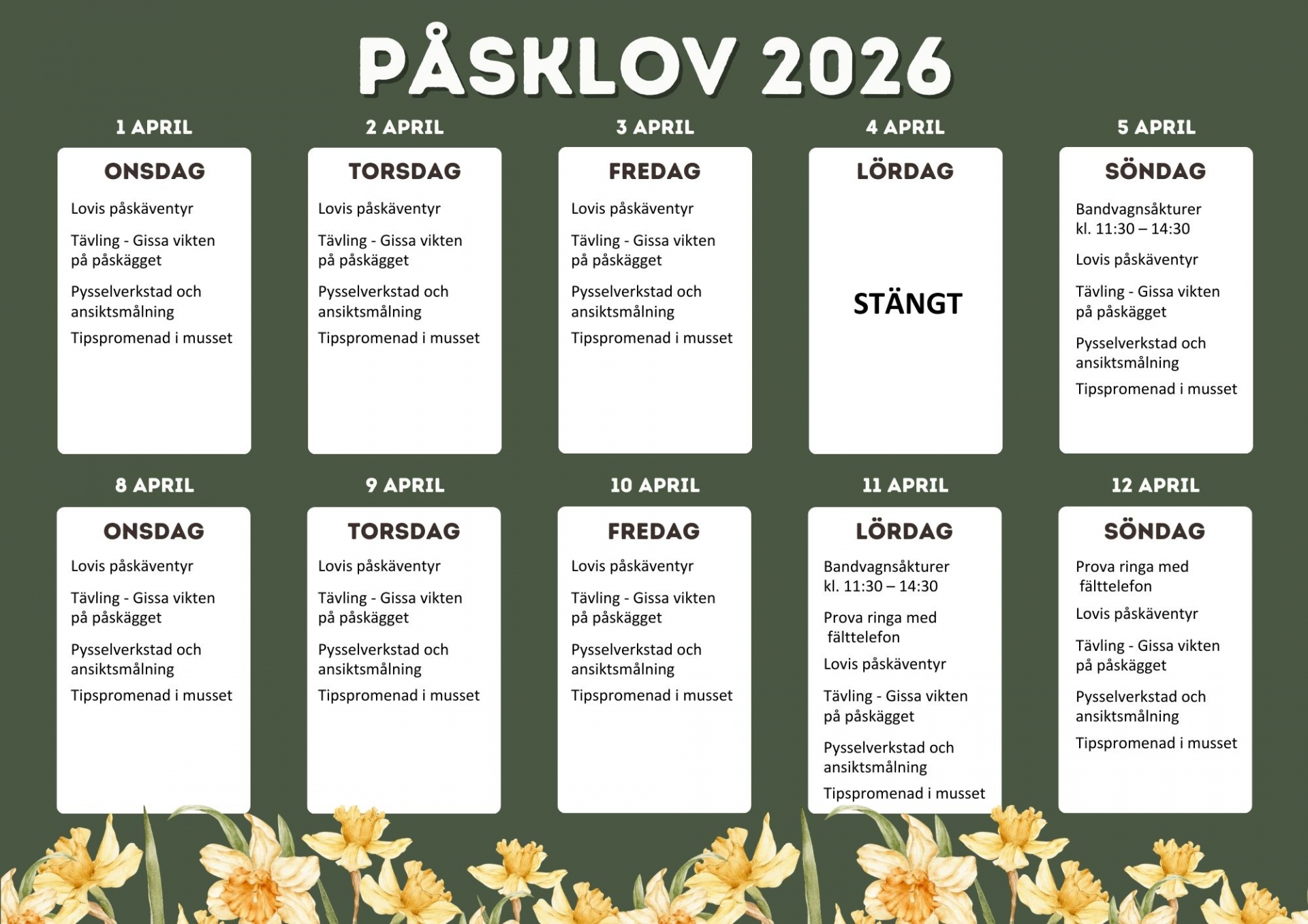 schema p&aring;sklov 2026